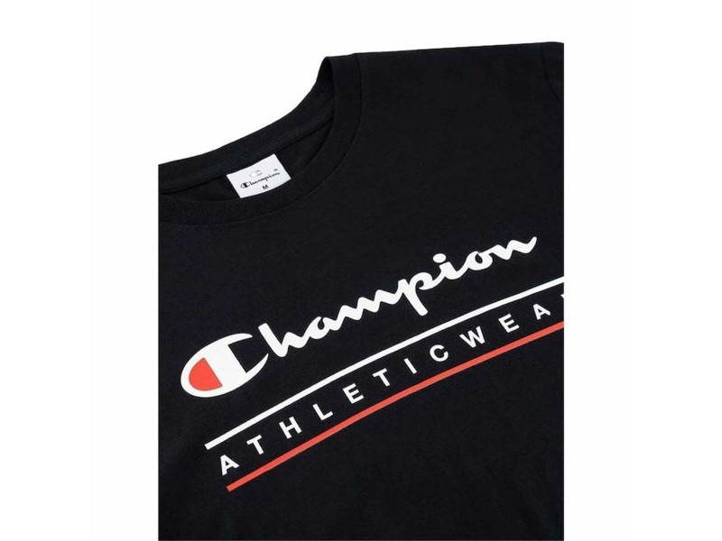 Мъжка тениска с къс ръкав Champion Черен Мъжка тениска с къс ръкав Champion Черен