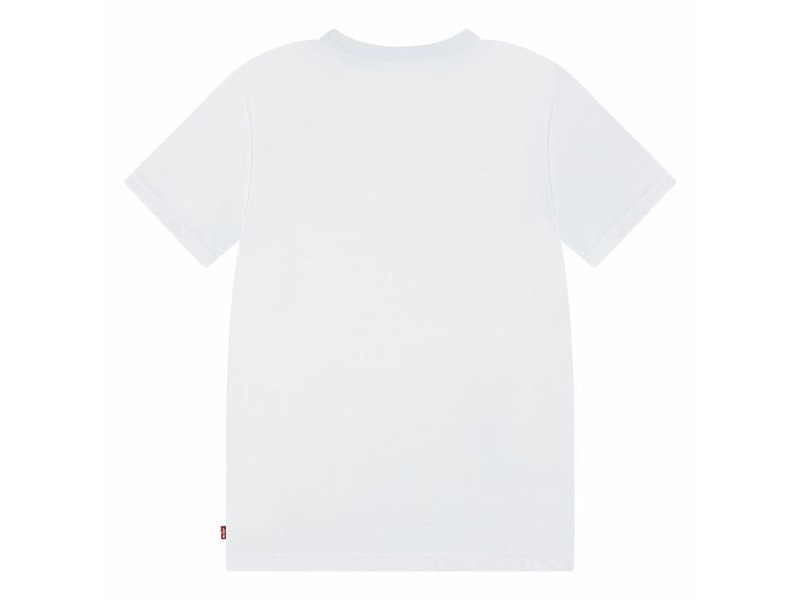 Детски Тениска с къс ръкав Levi's Lvb Golden Glow Batwing Бял