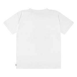 Детски Тениска с къс ръкав Levi's Lvb Day Trip Бял
