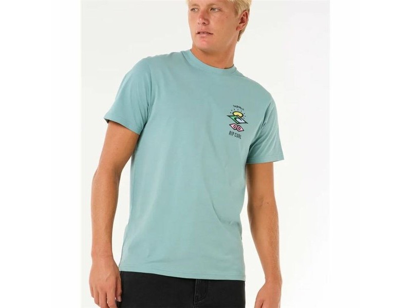 Мъжка тениска с къс ръкав Rip Curl Search Icon Tee Син