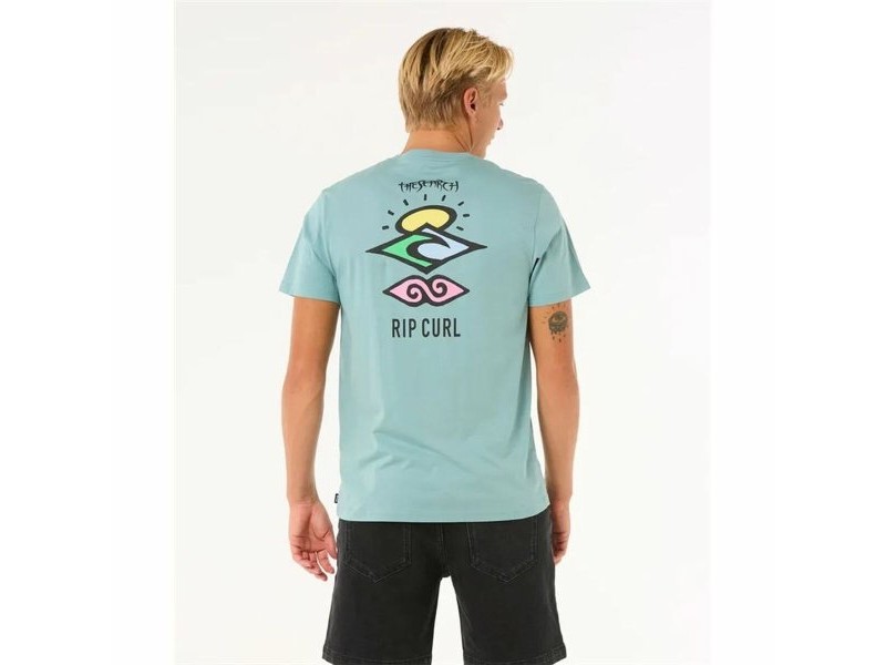 Мъжка тениска с къс ръкав Rip Curl Search Icon Tee Син
