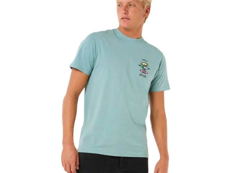 Мъжка тениска с къс ръкав Rip Curl Search Icon Tee Син