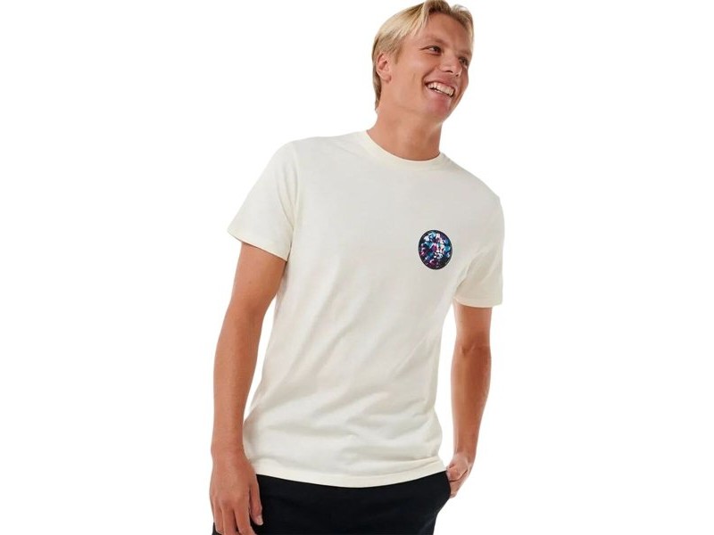 Мъжка тениска с къс ръкав Rip Curl Passage Tee Бял