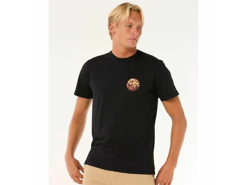 Мъжка тениска с къс ръкав Rip Curl Passage Tee Черен