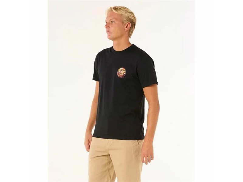Мъжка тениска с къс ръкав Rip Curl Passage Tee Черен