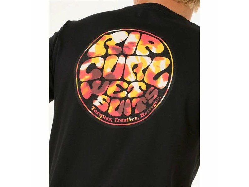 Мъжка тениска с къс ръкав Rip Curl Passage Tee Черен