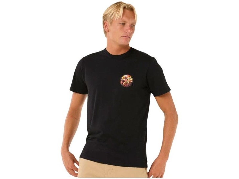 Мъжка тениска с къс ръкав Rip Curl Passage Tee Черен