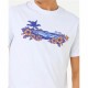 Мъжка тениска с къс ръкав Rip Curl Surf Paradise Бял
