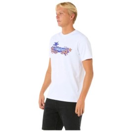 Мъжка тениска с къс ръкав Rip Curl Surf Paradise Бял