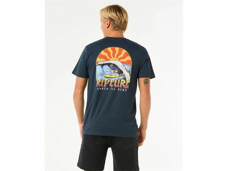 Мъжка тениска с къс ръкав Rip Curl Shred Til Tee Морско син
