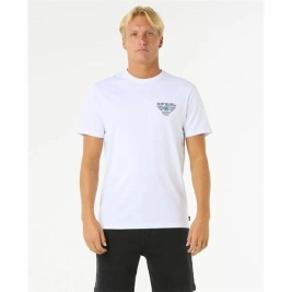 Мъжка тениска с къс ръкав Rip Curl Desti Animals Tee Бял