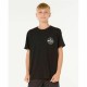 Детски Тениска с къс ръкав Rip Curl Staple Черен