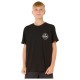 Детски Тениска с къс ръкав Rip Curl Staple Черен