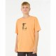 Детски Тениска с къс ръкав Rip Curl Raw Energy Frame Tee Оранжев