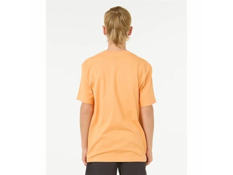 Детски Тениска с къс ръкав Rip Curl Raw Energy Frame Tee Оранжев