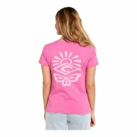 Дамска тениска с къс ръкав Rip Curl Re-Entry Crew Tee Розов Фуксия