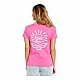 Дамска тениска с къс ръкав Rip Curl Re-Entry Crew Tee Розов Фуксия