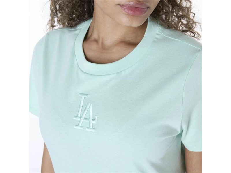 Дамска тениска с къс ръкав New Era LA Dodgers MLB League Essential Аквамарин