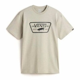 Мъжка тениска с къс ръкав Vans Full Patch London Fog Бежов
