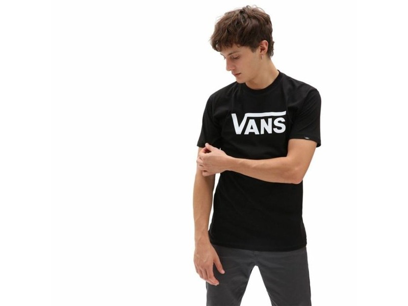Мъжка тениска с къс ръкав Vans Mn Classic Бял Черен