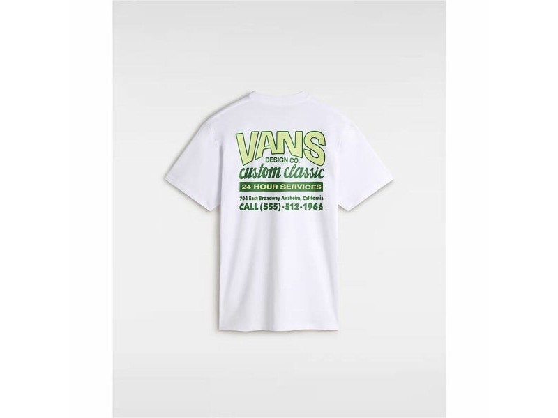 Мъжка тениска с къс ръкав Vans Shop Front SS Бял