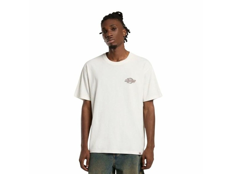 Мъжка тениска с къс ръкав Dickies Wood Logo Бял Мъжка тениска с къс ръкав Dickies Wood Logo Бял
