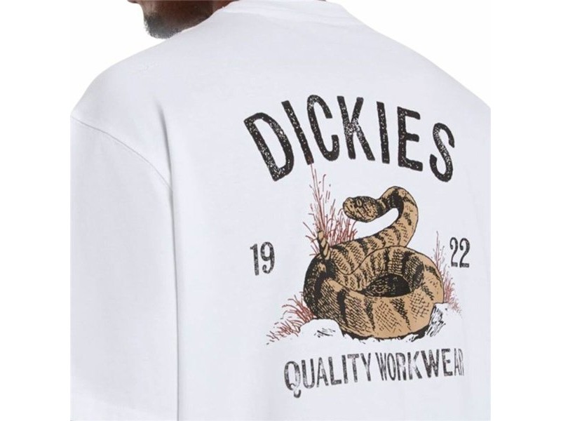Мъжка тениска с къс ръкав Dickies Dickies Snake Ss Tee Бял