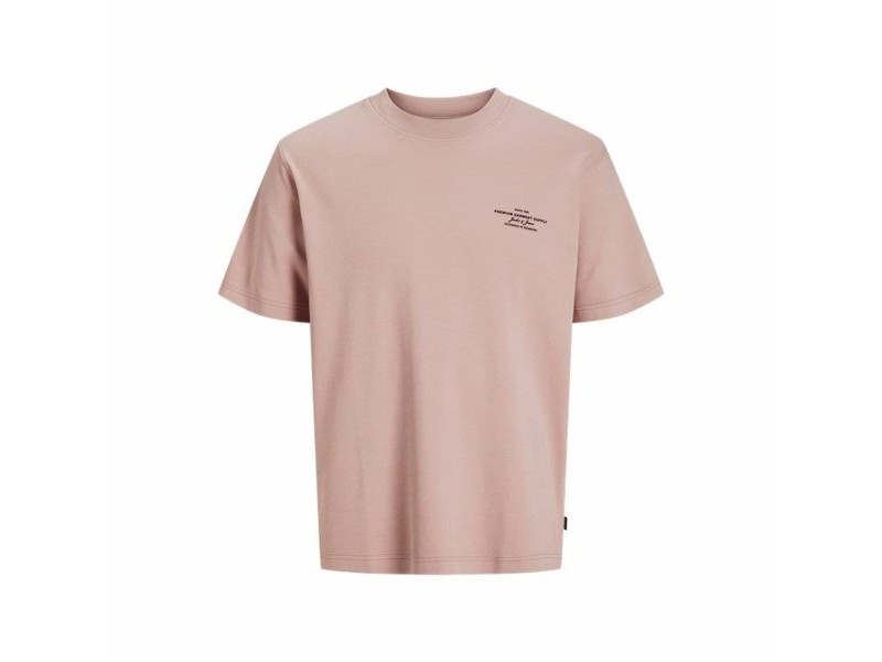 Мъжка тениска с къс ръкав Jack & Jones Jprblachad Brandingw Neck