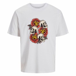 Детска тениска с къс ръкав Jack & Jones Joranatomy Skull Ss Crew Neck
