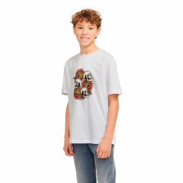 Детска тениска с къс ръкав Jack & Jones Joranatomy Skull Ss Crew Neck