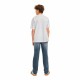 Детска тениска с къс ръкав Jack & Jones Joranatomy Skull Ss Crew Neck