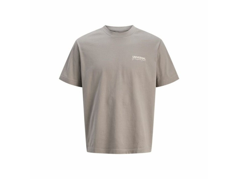 Мъжка тениска с къс ръкав Jack & Jones Jcodynamic Dust Ss Crew Neck Светло кафяв