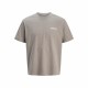 Мъжка тениска с къс ръкав Jack & Jones Jcodynamic Dust Ss Crew Neck Светло кафяв