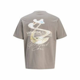 Мъжка тениска с къс ръкав Jack & Jones Jcodynamic Dust Ss Crew Neck Светло кафяв