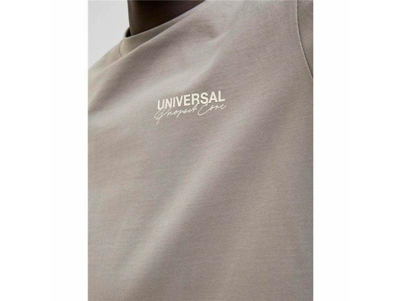 Мъжка тениска с къс ръкав Jack & Jones Jcodynamic Dust Ss Crew Neck Светло кафяв