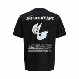 Мъжка тениска с къс ръкав Jack & Jones Jcodynamic Dust Ss Crew Neck Черен