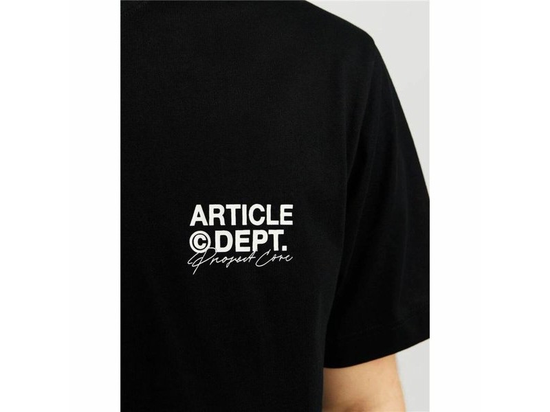 Мъжка тениска с къс ръкав Jack & Jones Jcodynamic Dust Ss Crew Neck Черен