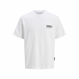 Мъжка тениска с къс ръкав Jack & Jones Jcodynamic Dust Ss Crew Бял