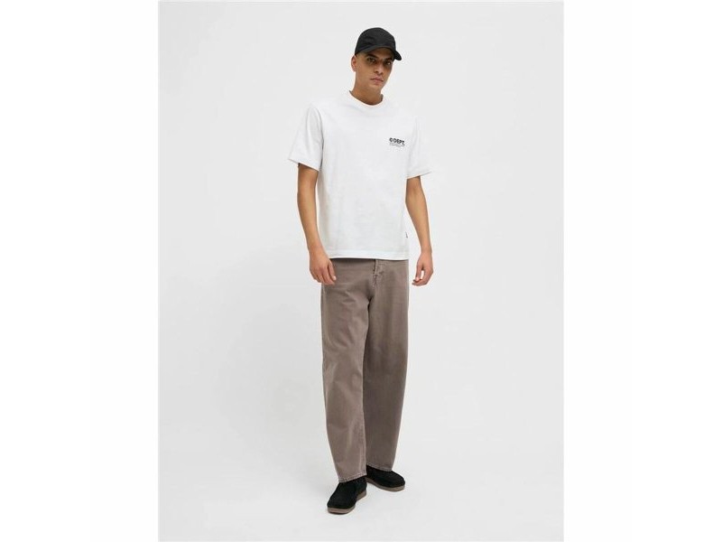 Мъжка тениска с къс ръкав Jack & Jones Jcodynamic Dust Ss Crew Бял