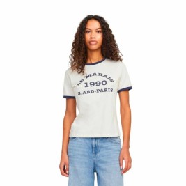 Дамска тениска с къс ръкав Jack & Jones Jxperle Reg Fit Бял