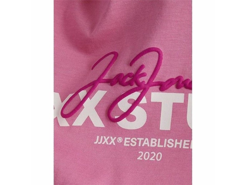 Дамска тениска с къс ръкав Jack & Jones Jxamy Reg Розов