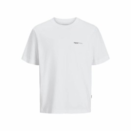 Мъжка тениска с къс ръкав Jack & Jones Jorvarenna Painted Бял