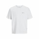 Мъжка тениска с къс ръкав Jack & Jones Jorvarenna Painted Бял