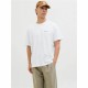 Мъжка тениска с къс ръкав Jack & Jones Jorvarenna Painted Бял