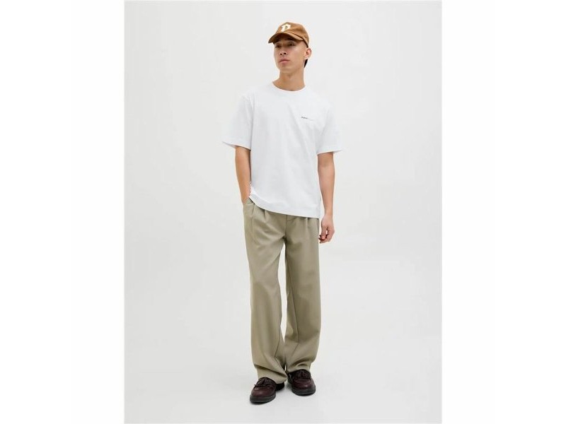 Мъжка тениска с къс ръкав Jack & Jones Jorvarenna Painted Бял