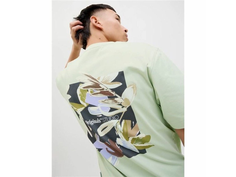 Мъжка тениска с къс ръкав Jack & Jones Jorvarenna Painted Син