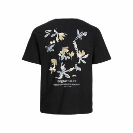 Мъжка тениска с къс ръкав Jack & Jones Jorvarenna Painted Черен