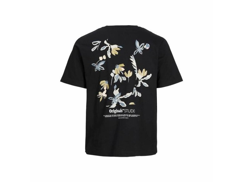 Мъжка тениска с къс ръкав Jack & Jones Jorvarenna Painted Черен