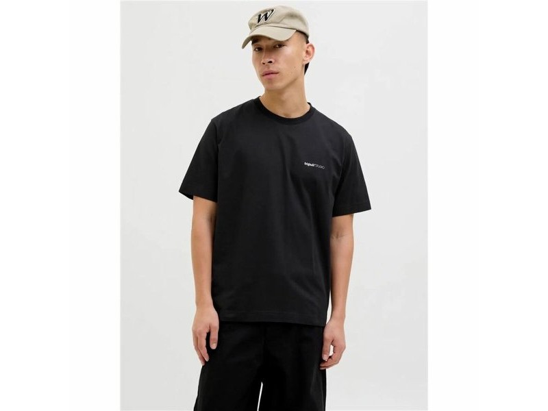 Мъжка тениска с къс ръкав Jack & Jones Jorvarenna Painted Черен