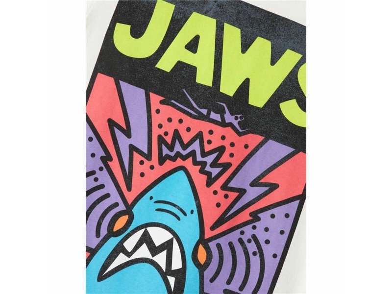 Детски Тениска с къс ръкав Name It Nkmmakai Jaws Nreg Box Sky
